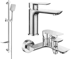Mexen Alfa DF62 Badewannen-Set, Chrom - 745703DF62-00