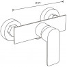 Mexen Alfa DQ40 Duschset, Chrom - 745704DQ40-00