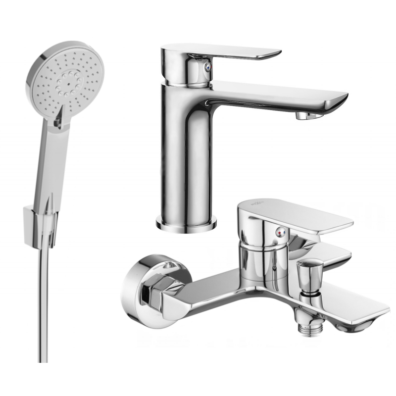 Mexen Alfa R40 Badewannen-Set, Chrom - 745703R40-00
