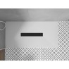 Mexen Toro rechteckige Duschwanne SMC 160 x 70 cm, weiß, schwarze Abdeckung - 43107016-B