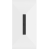 Mexen Toro rechteckige Duschwanne SMC 160 x 90 cm, weiß, schwarze Abdeckung - 43109016-B