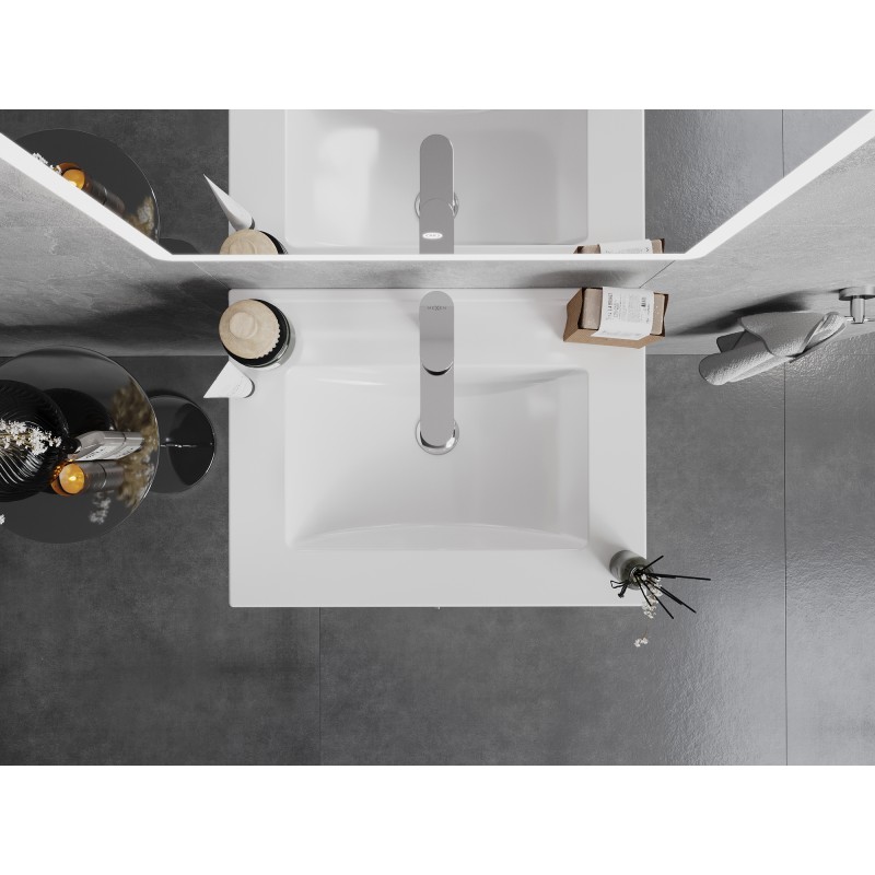 Mexen Atena Einbaubecken 61 x 46 cm, weiß - 25016000