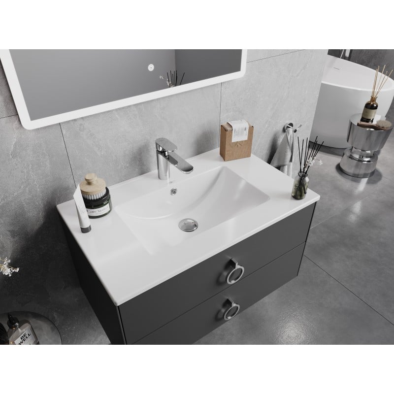 Mexen Atena Einbauwaschbecken 76 x 46 cm, weiß - 25017500
