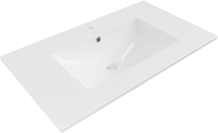 Mexen Atena Einbauwaschbecken in die Arbeitsplatte 80 x 46 cm, weiß - 25018000