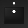 Mexen Atena eingebaute Waschbecken 41 x 41 cm, schwarz matt - 25014170