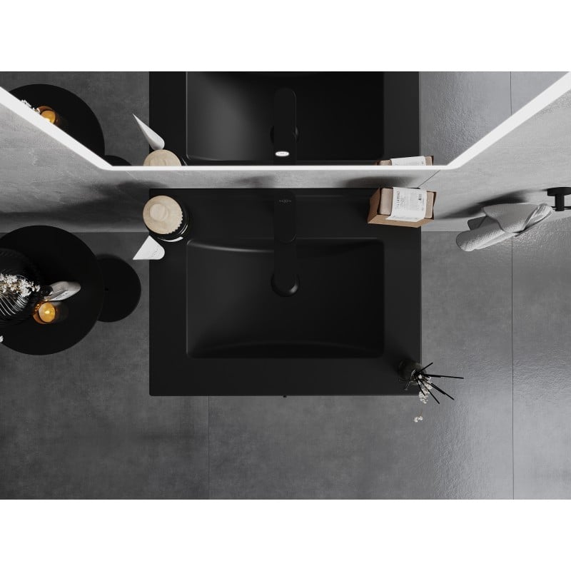 Mexen Atena Einbauwaschbecken 61 x 46 cm, schwarz matt - 25016070