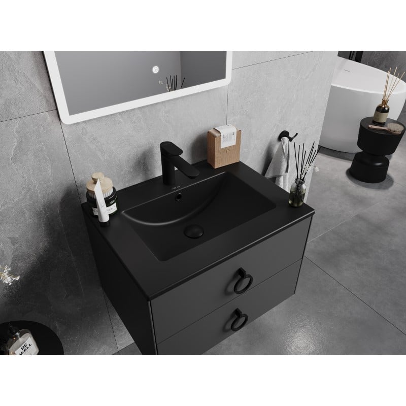 Mexen Atena Einbauwaschbecken 61 x 46 cm, schwarz matt - 25016070