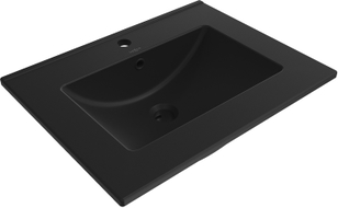 Mexen Atena Einbauwaschbecken 61 x 46 cm, schwarz matt - 25016070