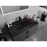 Mexen Atena Einbauwaschbecken 81 x 46 cm, schwarz matt - 25018070