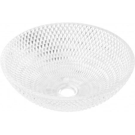 Mexen Olza Glas-Waschtisch 42 x 42 cm, transparent - 24094200