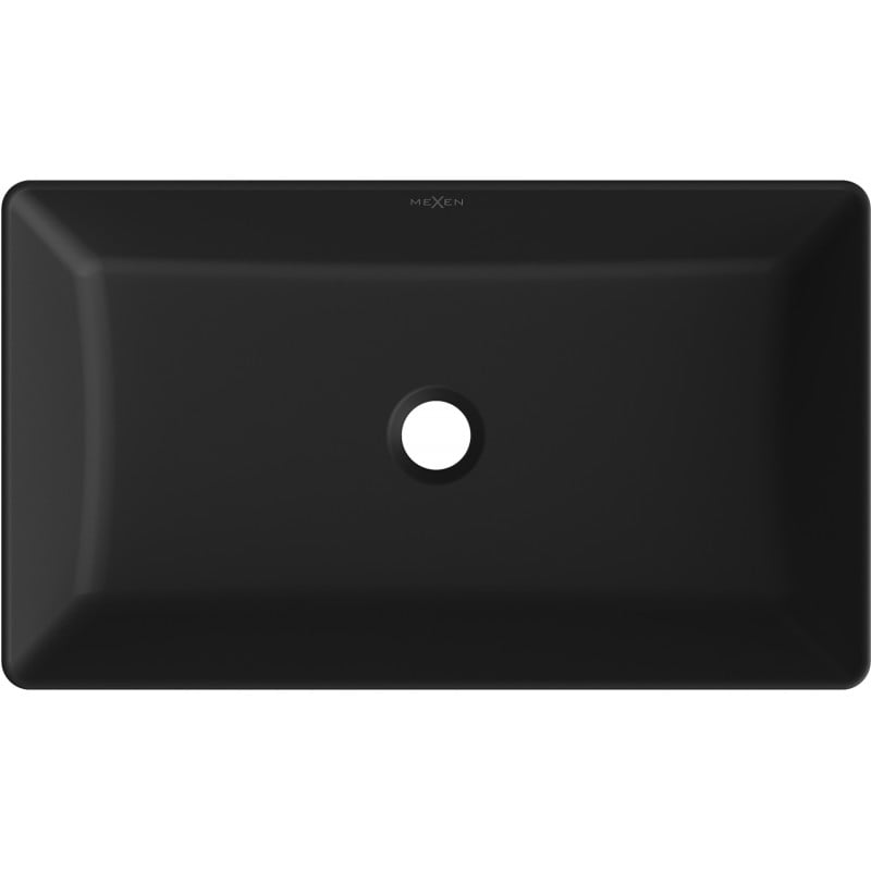 Mexen Nadia Aufsatzwaschbecken 62 x 35 cm, schwarz matt - 21616085