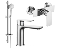 Mexen Alfa DQ40 Duschset, Chrom - 745704DQ40-00