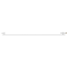 Mexen CVH10 Hygiene Plattenheizkörper 900 x 2400 mm, unterer Anschluss, 2144 W, weiß - W610H-090-240-00