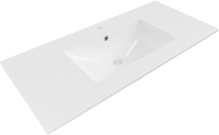 Mexen Atena Waschbecken zur Einlassmontage in die Arbeitsplatte 101 x 46 cm, weiß - 25011000