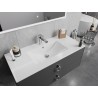 Mexen Atena Waschbecken zur Einlassmontage in die Arbeitsplatte 101 x 46 cm, weiß - 25011000