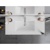Mexen Atena Waschbecken zur Einlassmontage in die Arbeitsplatte 101 x 46 cm, weiß - 25011000