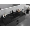 Mexen Atena Einbauwaschbecken 101 x 46 cm, schwarz matt - 25011070