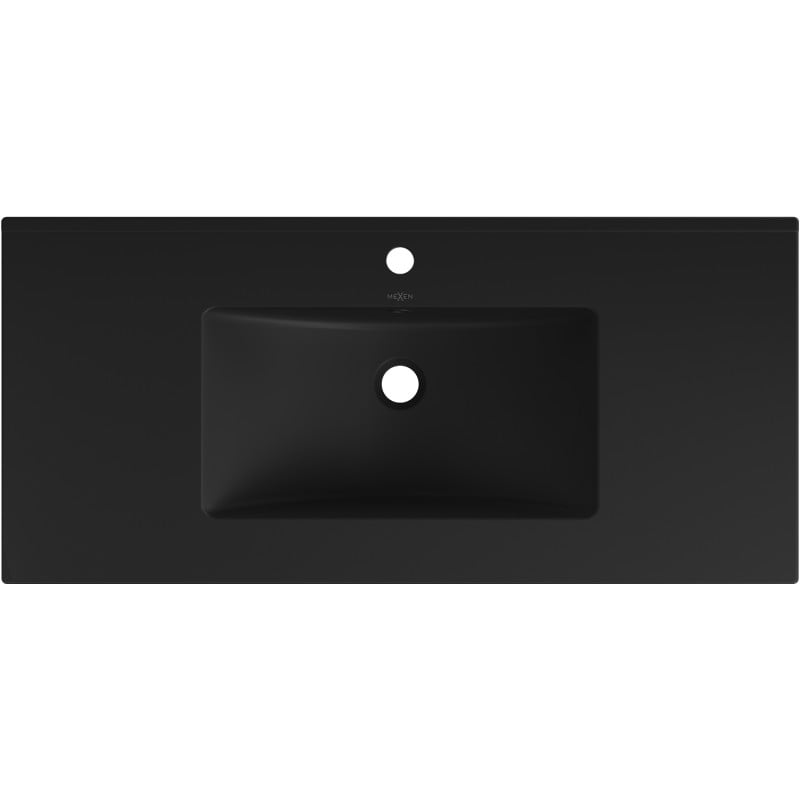 Mexen Atena Einbauwaschbecken 101 x 46 cm, schwarz matt - 25011070