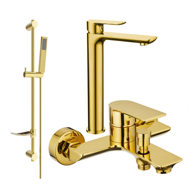 Mexen Alfa DF02 Badeset, gold - 745713DF02-50