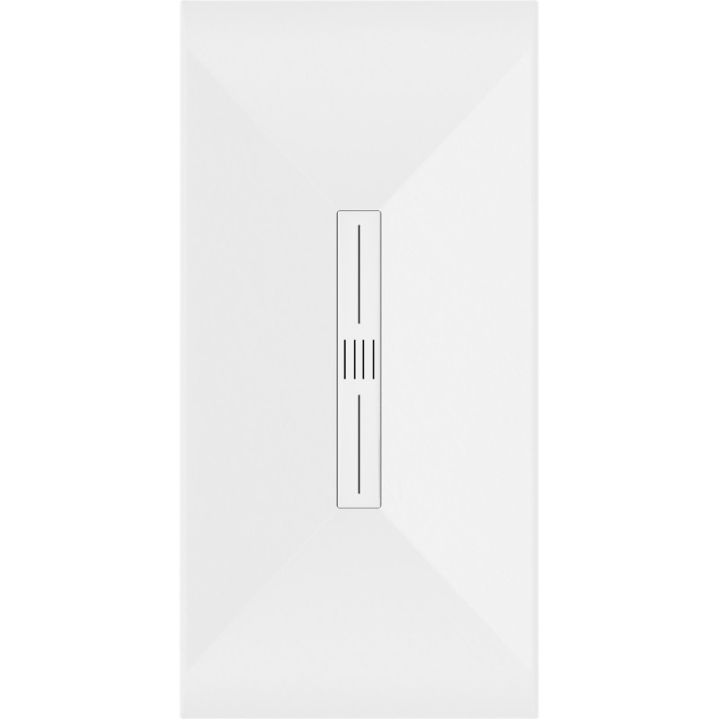 Mexen Toro rechteckige Duschwanne SMC 150 x 70 cm, weiß, weiße Abdeckung - 43107015-W