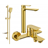 Mexen Alfa DF62 Badezimmerset, golden - 745713DF62-50