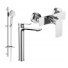 Mexen Alfa DQ40 Duschset, Chrom - 745714DQ40-00