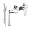 Mexen Alfa DF72 Duschset, Chrom - 745714DF72-00