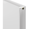 Mexen CVHF20 Hygiene Flat Plattenheizkörper 300 x 1300 mm, unterer Anschluss, 738 W, weiß - W620HF-030-130-00