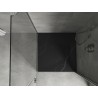 Mexen Hugo Quadratische Duschwanne SMC 80 x 80 cm, schwarzer Stein - 42758080