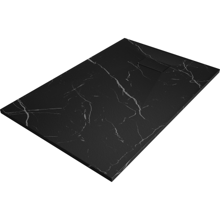 Mexen Hugo Rechteckige Duschtasse SMC 120 x 90 cm, schwarzer Stein - 42759012