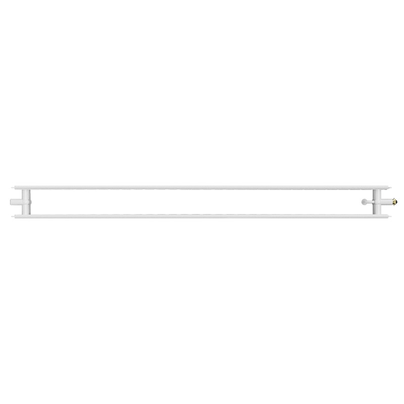 Mexen CVHF20 Hygiene Flat Plattenheizkörper 500 x 1800 mm, Bodenanschluss, 1553 W, weiß - W620HF-050-180-00