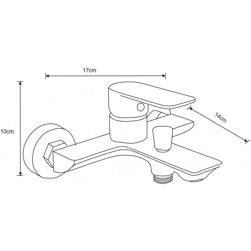 Mexen Alfa R62 Badezimmerset, gold - 745713R62-50