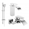 Mexen Aries DQ62 Badewannen-Set, Chrom - 744803DQ62-00
