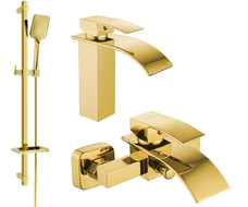 Mexen Aries DQ62 Wannenset, Gold - 744803DQ62-50