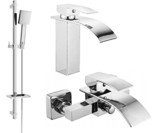 Mexen Aries DQ45 Badewannenset, Chrom - 744803DQ45-00