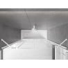 Mexen Velar Duo Duschabtrennung 2-teilig verschiebbar 190 x 150 cm, transparent, weiß - 896-190-000-02-20