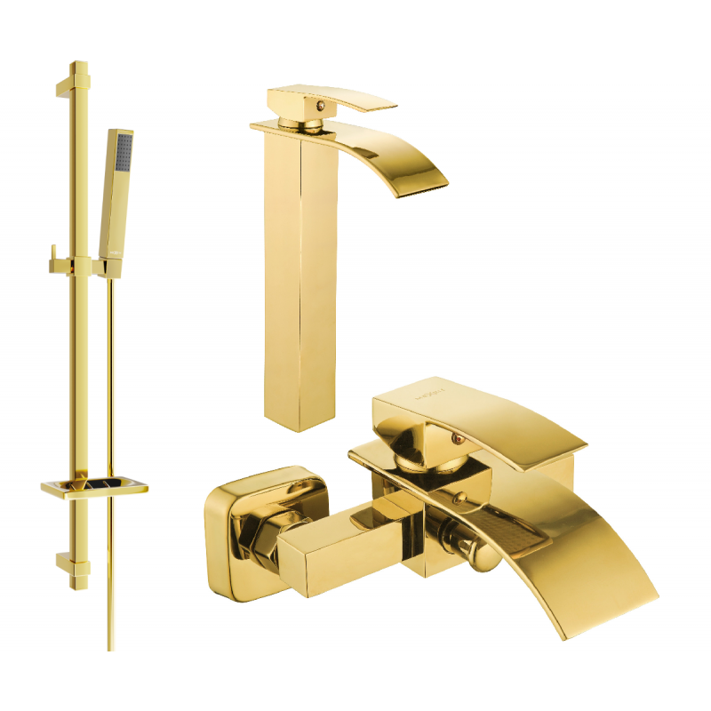 Mexen Aries DQ77 Badset, gold - 744813DQ77-50