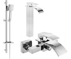 Mexen Aries DQ45 Wannenset, Chrom - 744813DQ45-00