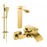 Mexen Aries DQ45 Wannen-Set, gold - 744813DQ45-50