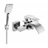 Mexen Aries R62 Badewannenarmatur mit Duschset, Chrom - 74483R62-00