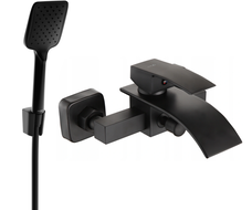Mexen Aries R62 Badewannenarmatur mit Duschset, schwarz - 74483R62-70