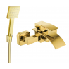 Mexen Aries R45 Badewannenarmatur mit Duschset, Gold - 74483R45-50