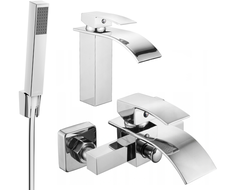 Mexen Aries R77 Badewannen-Set, Chrom - 744803R77-00