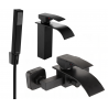 Mexen Aries R77 Badeset, schwarz - 744803R77-70