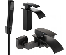 Mexen Aries R77 Badeset, schwarz - 744803R77-70