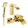 Mexen Aries R62 Badezimmerset, gold - 744803R62-50