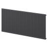 Mexen CH10 Hygiene Plattenheizkörper 400 x 500 mm, seitlicher Anschluss, 216 W, Anthrazit - W410H-040-050-66