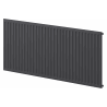 Mexen CH10 Hygiene Plattenheizkörper 400 x 700 mm, seitlicher Anschluss, 302 W, Anthrazit - W410H-040-070-66