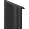 Mexen CH10 Hygiene Plattenheizkörper 600 x 1600 mm, seitlicher Anschluss, 999 W, Anthrazit - W410H-060-160-66