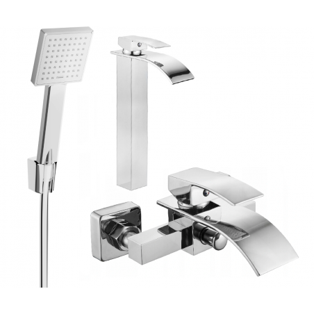 Mexen Aries R45 Badewannen-Set, Chrom - 744813R45-00